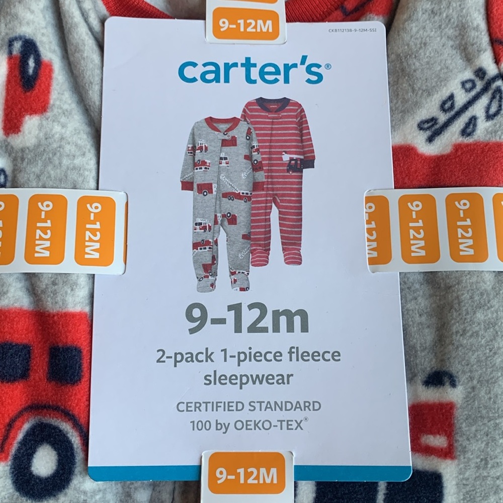 Carter’s 2-Pack Fleece Sleepwear - Picture 2 of 3